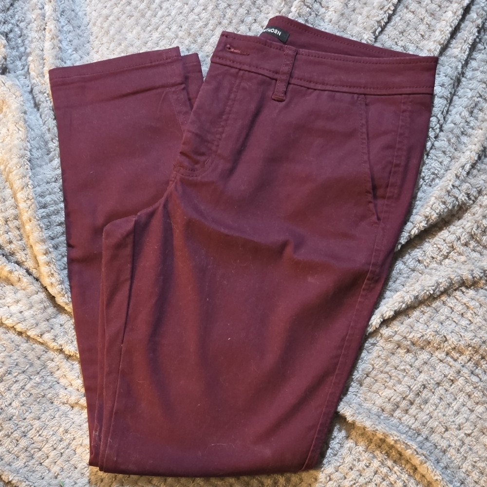 41 Hawthorn Women's Burgundy Trousers
